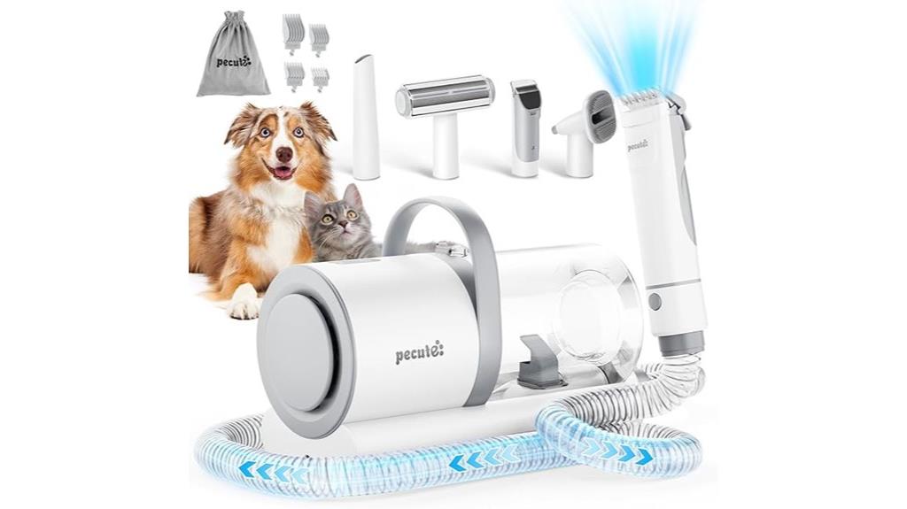 dog grooming vacuum kit