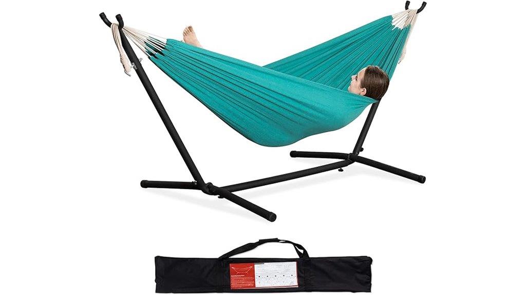 double hammock with stand