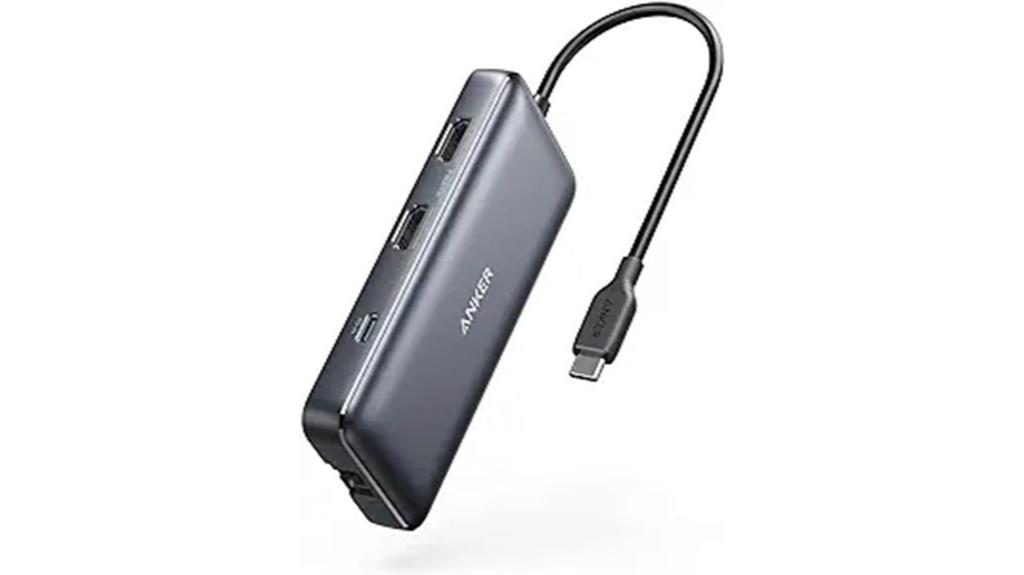 dual monitor docking station