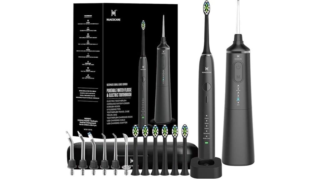 dual oral hygiene device