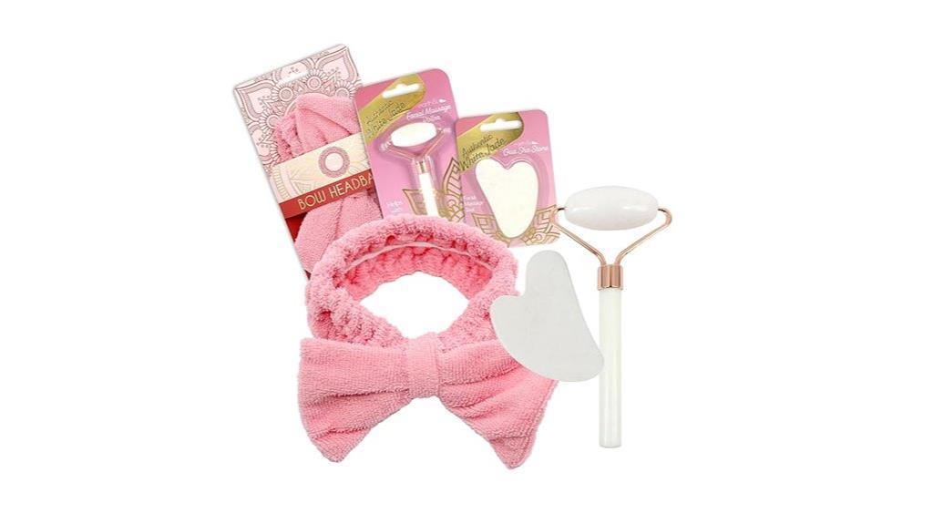 earth themed gua sha set
