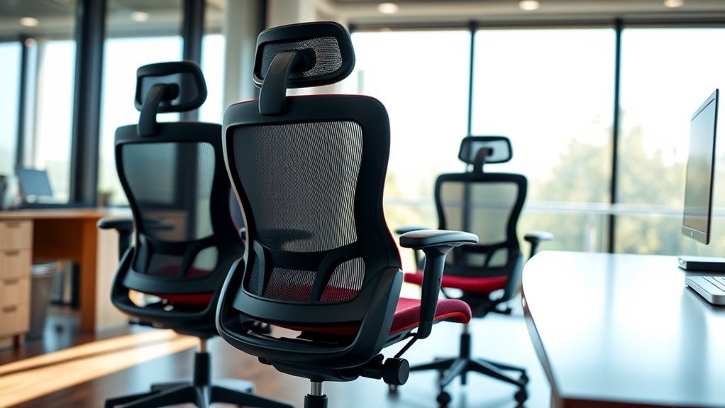 ergonomic support and adjustability