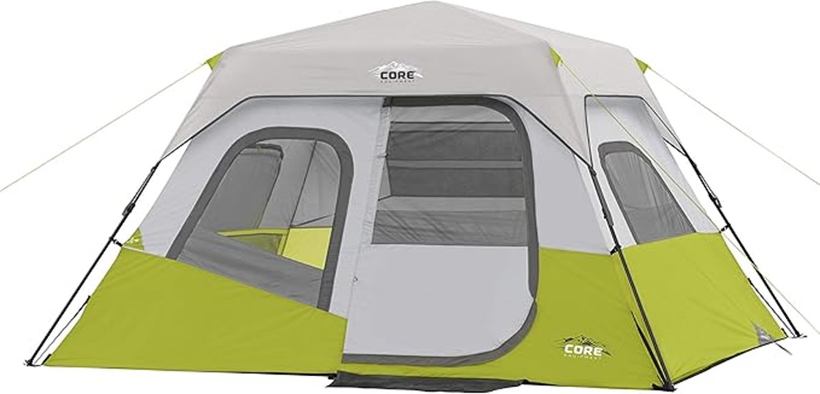 family sized camping tents