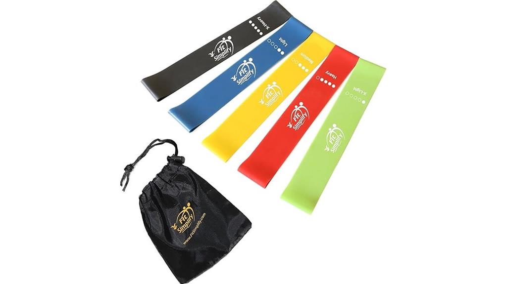 five band resistance set