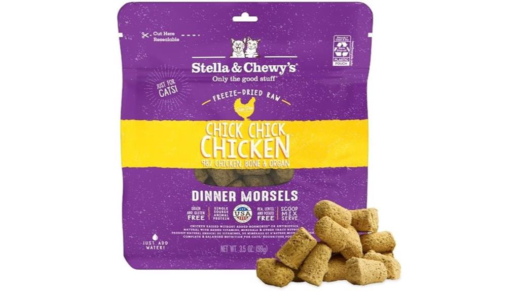 freeze dried raw cat food