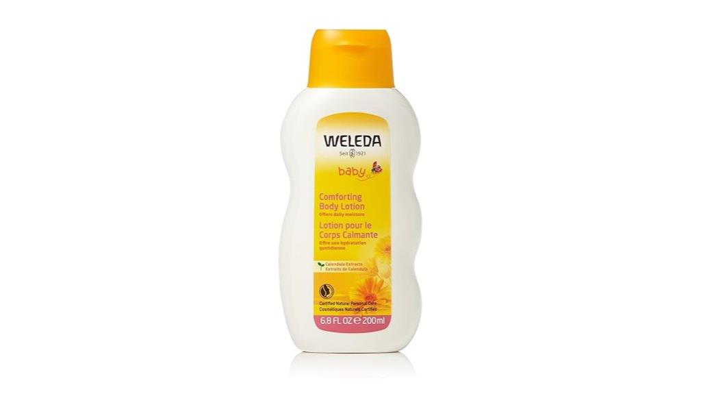 gentle calendula baby lotion