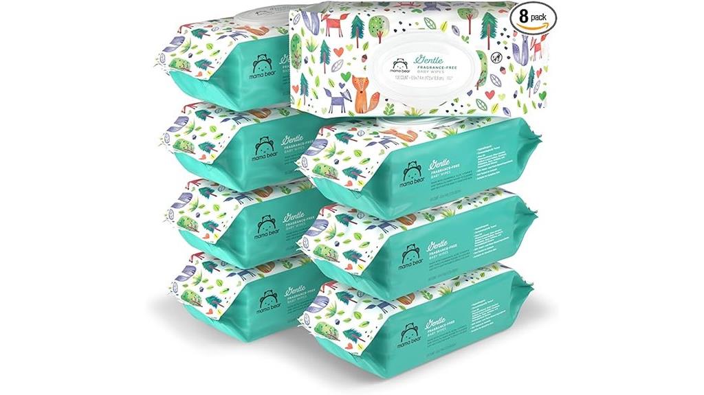 gentle fragrance free baby wipes