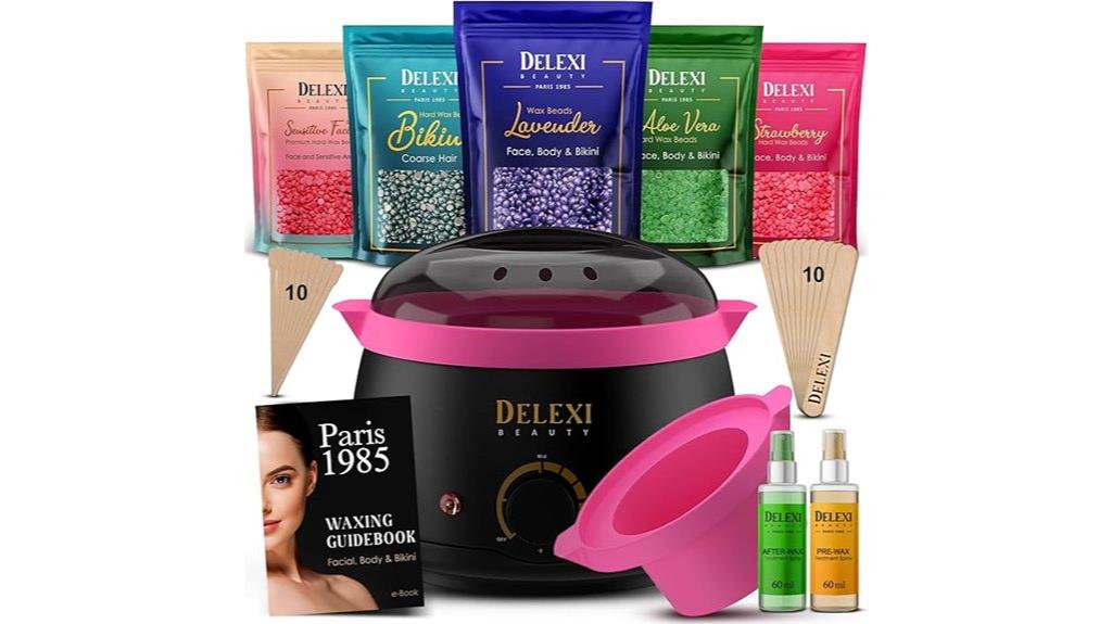 gentle waxing kit for sensitive skin