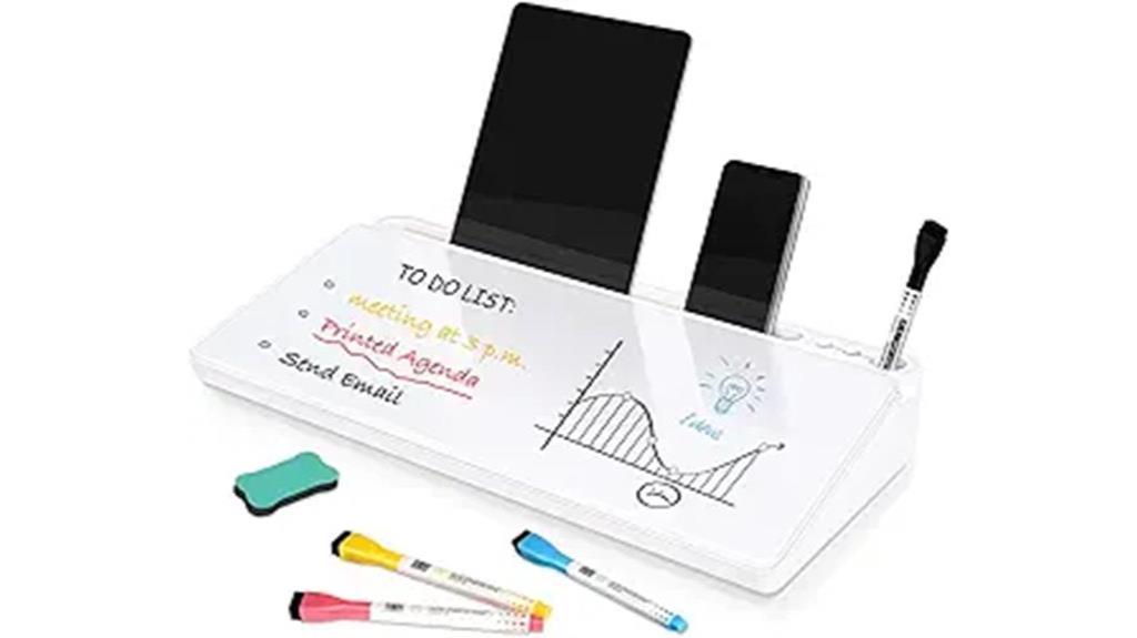 glass whiteboard desk