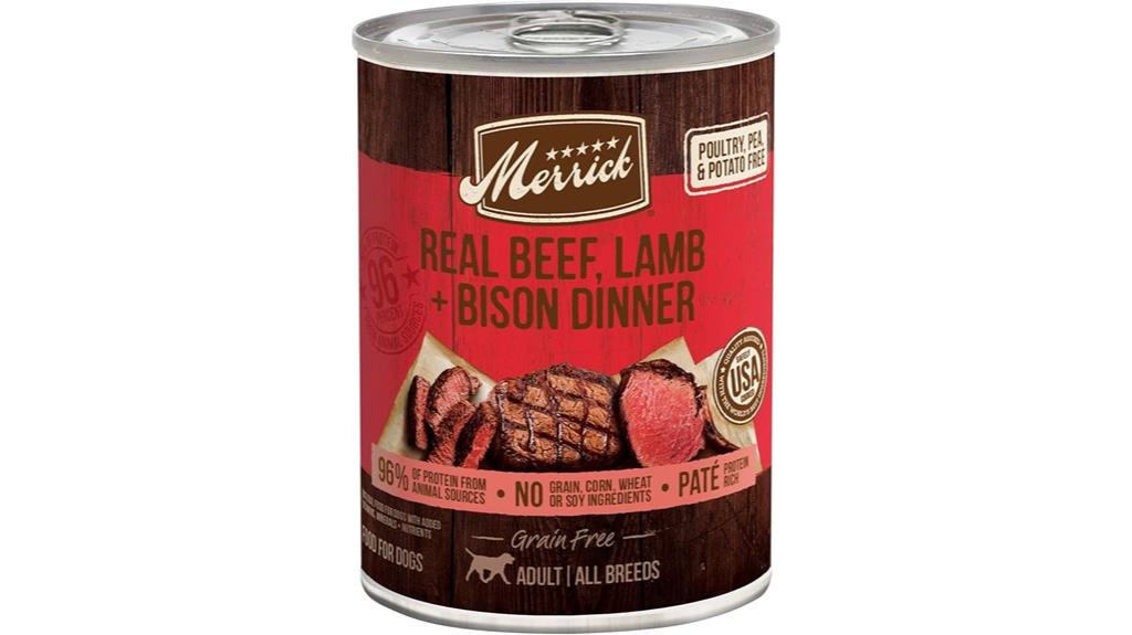 grain free canned dog food