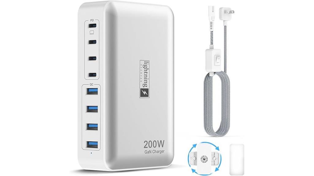 high power 8 port charger