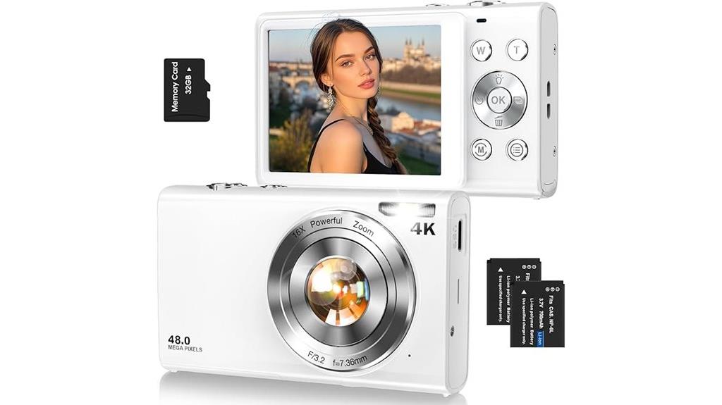 high resolution 4k zoom camera