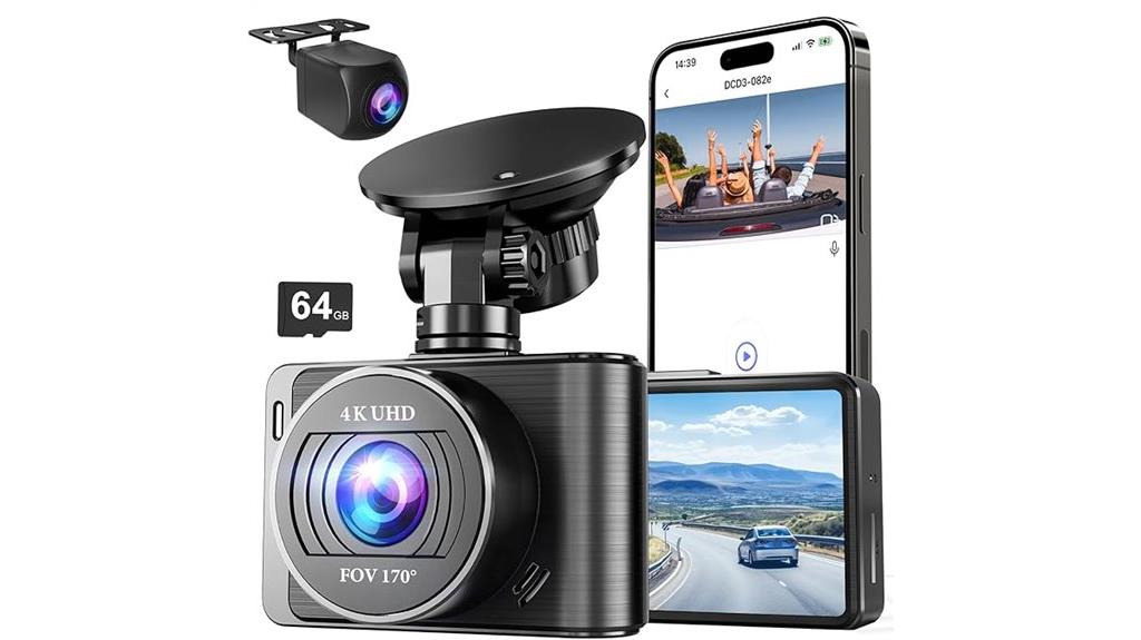 high resolution dash cam features