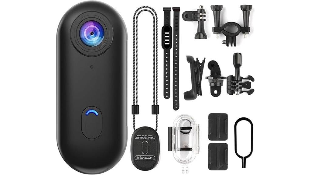high resolution wearable action camera