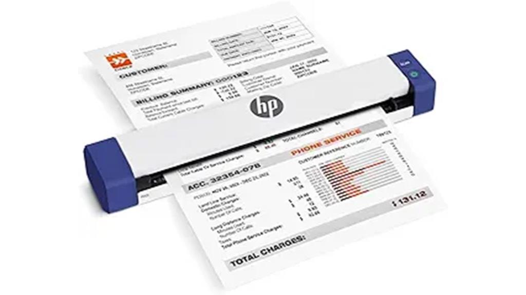 hp portable scanner device