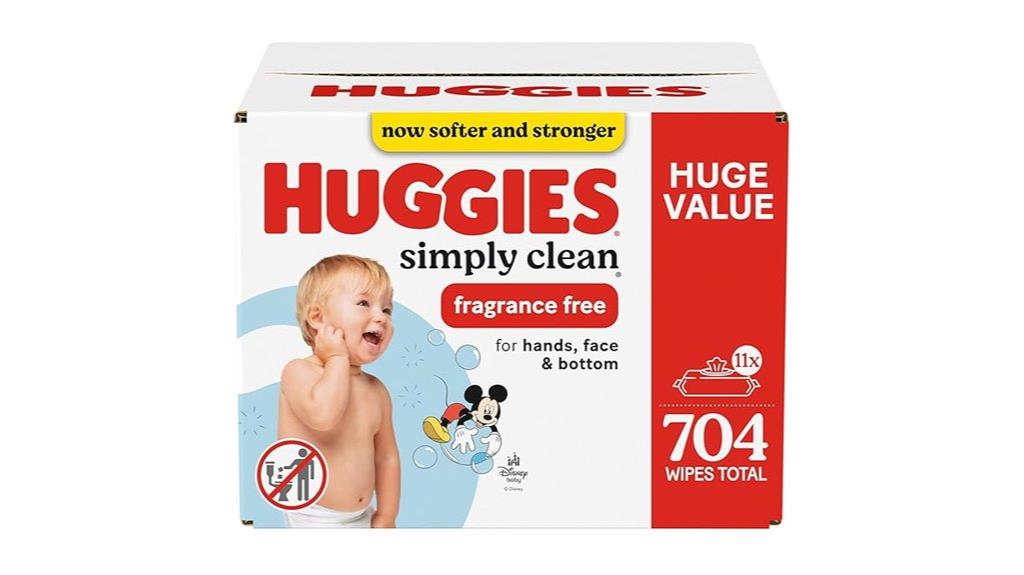 huggies simply clean wipes