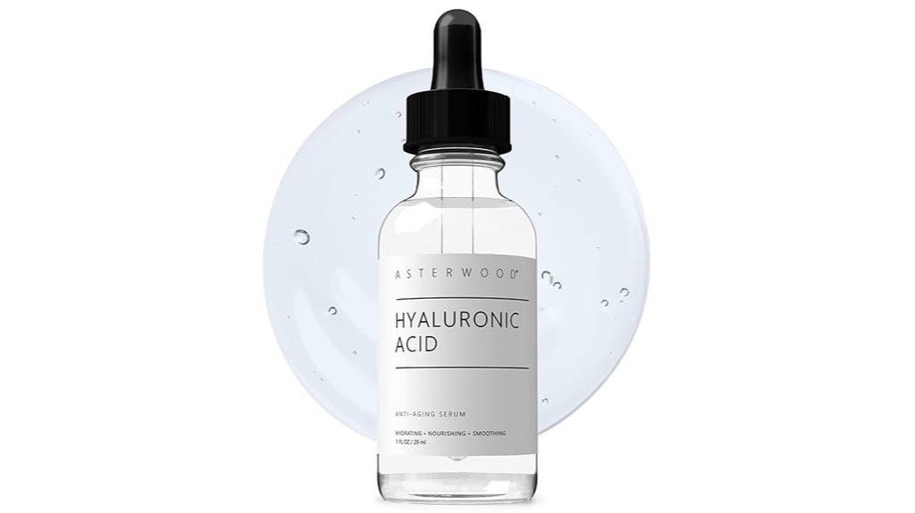 hyaluronic facial serum product