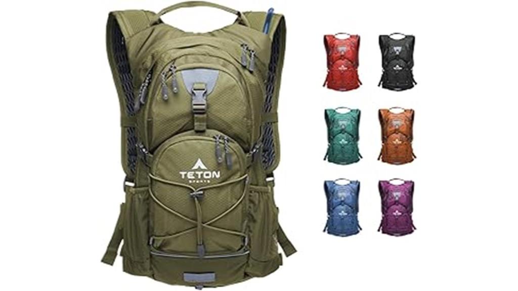 hydration pack with rain