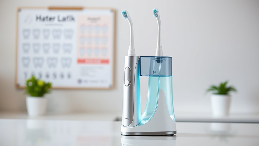 key water flosser features