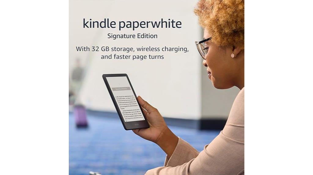 kindle paperwhite signature edition