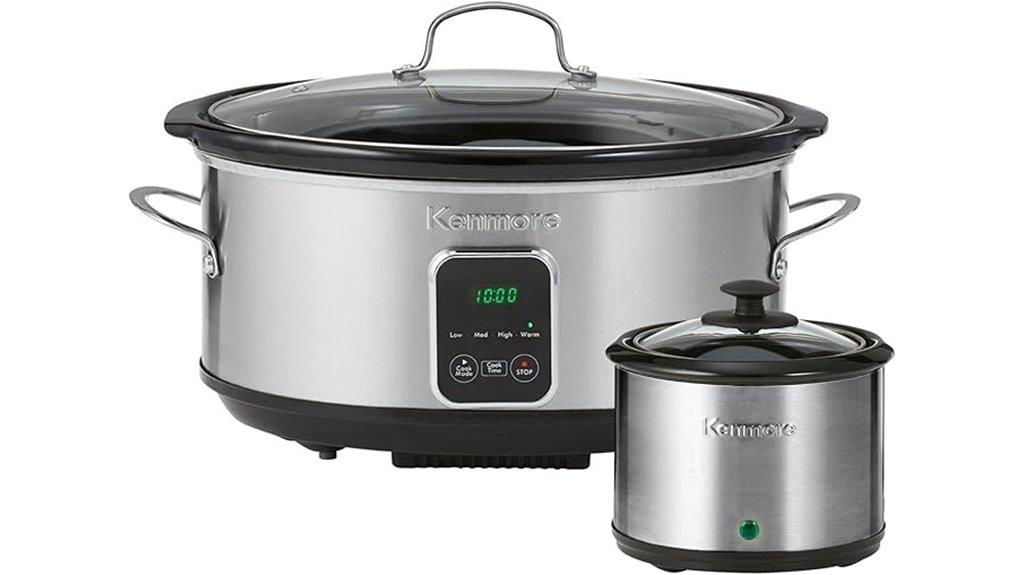 large digital slow cooker