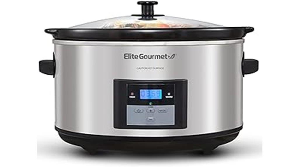 large digital slow cooker