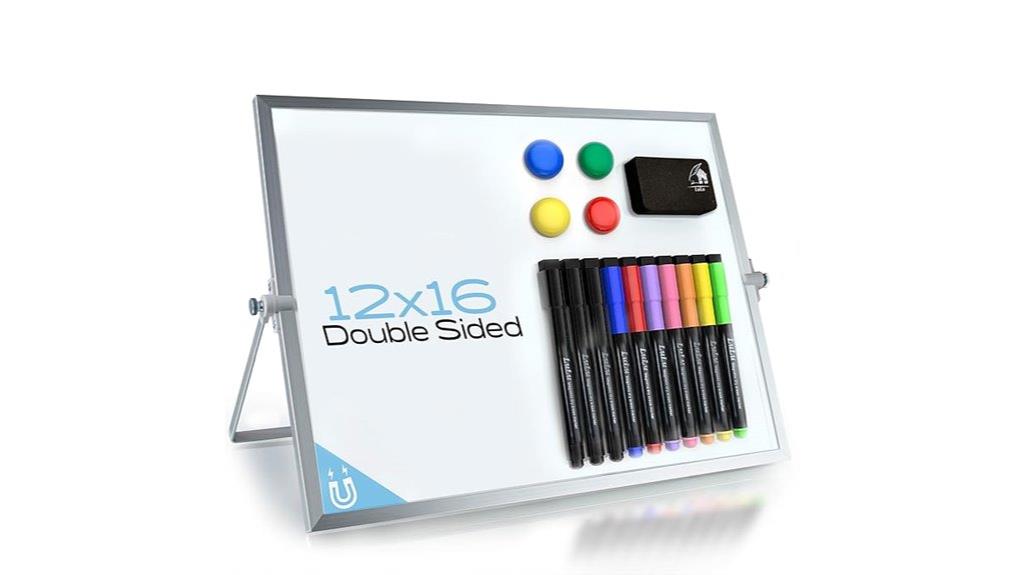 magnetic whiteboard with stand