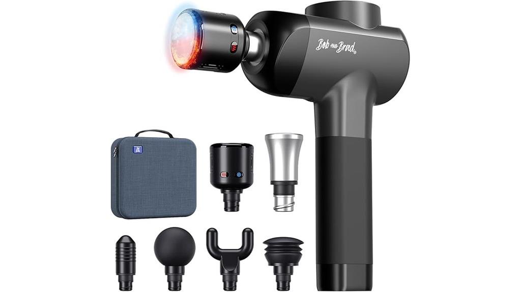 massage gun with heat