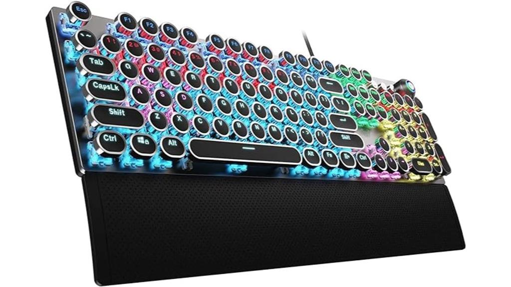 mechanical gaming keyboard rainbow
