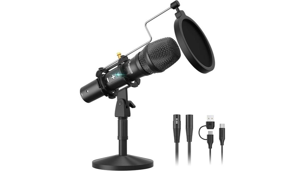 microphone with accessories included