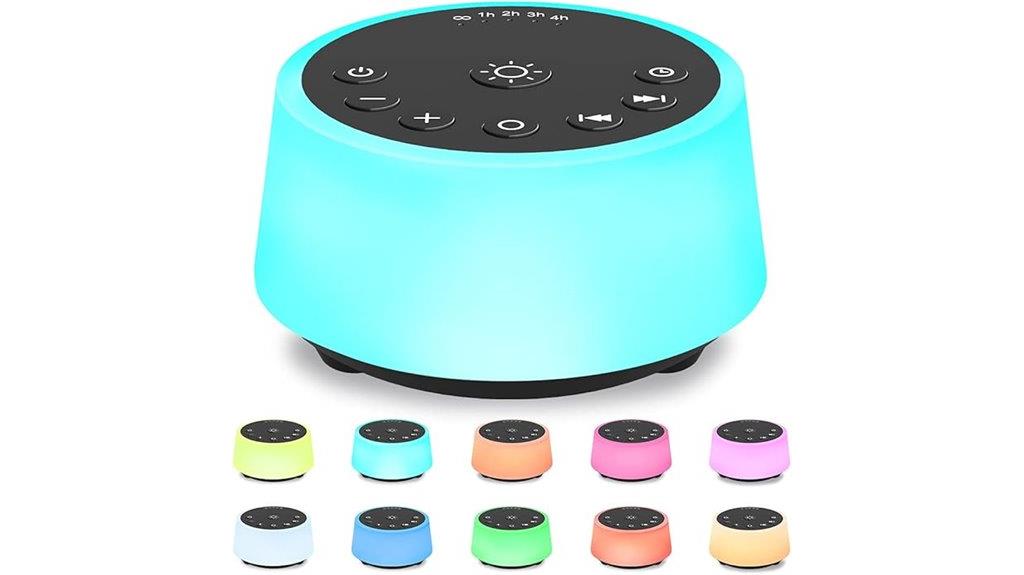 multicolor sleep sound machine