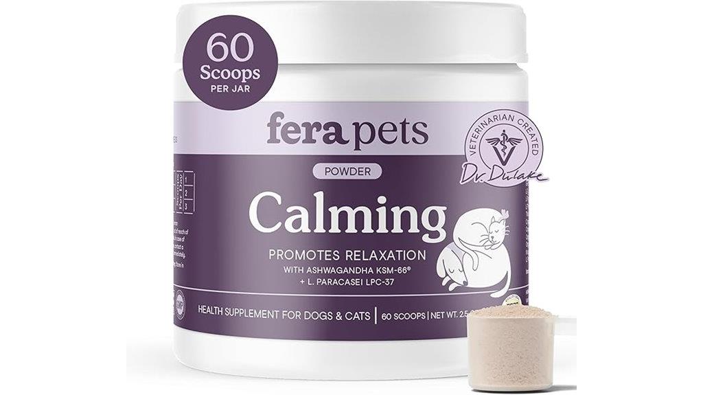 natural calming supplement for pets