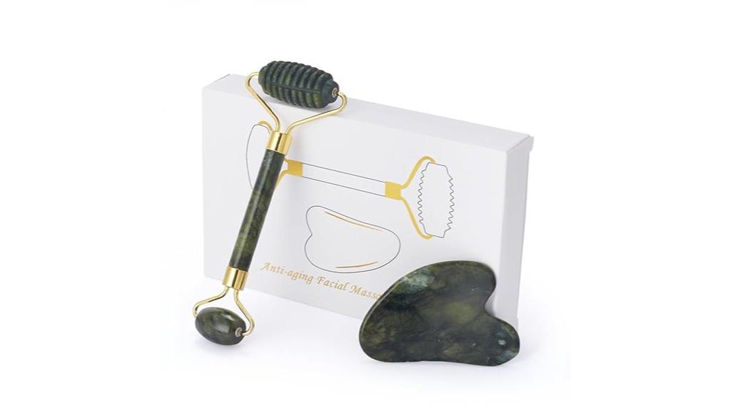 natural jade facial massager