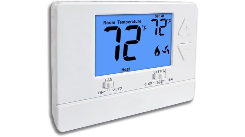 non programmable digital thermostat