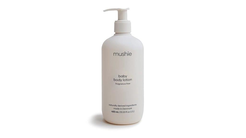 organic fragrance free baby lotion