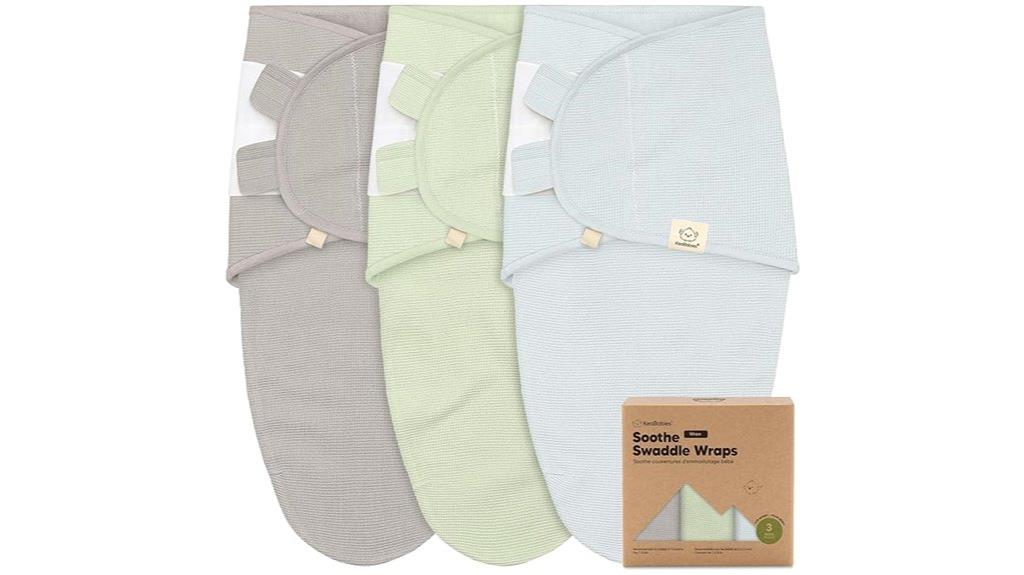 organic newborn swaddle set