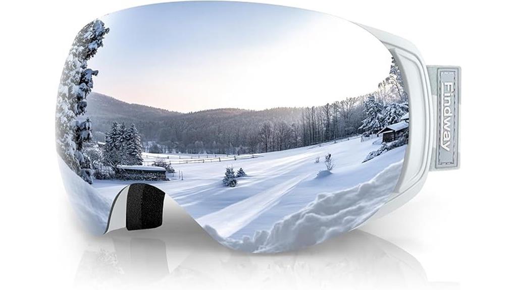 otg ski goggles with interchangeable lenses