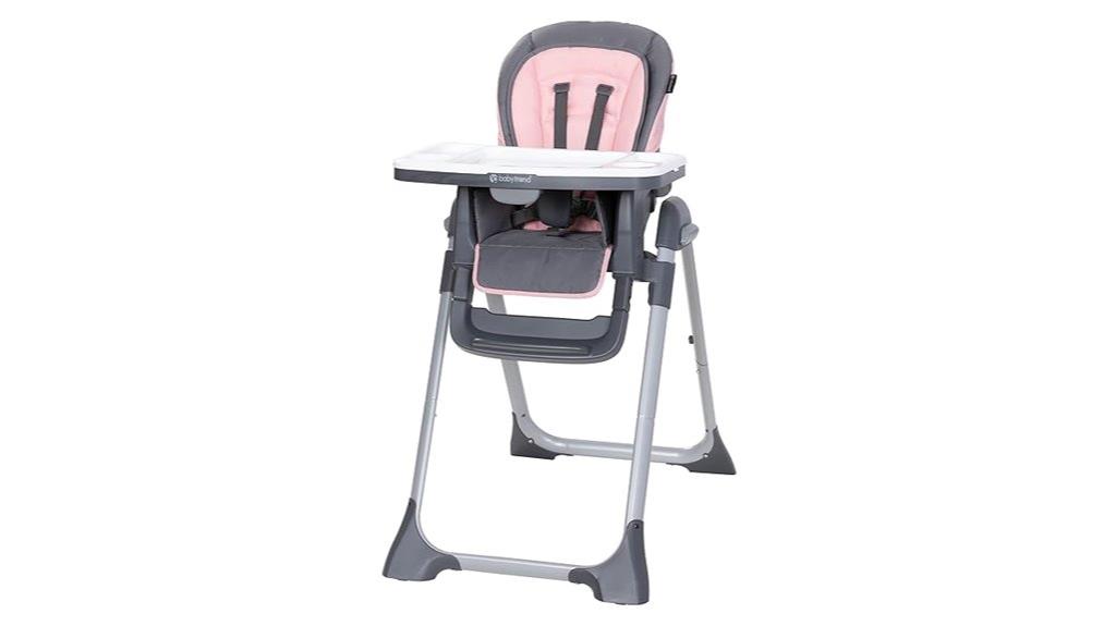 pink 3 in 1 high chair