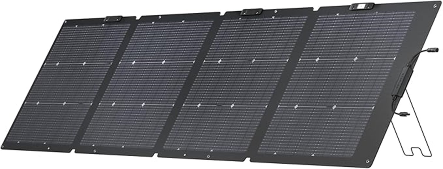portable 220w solar panel