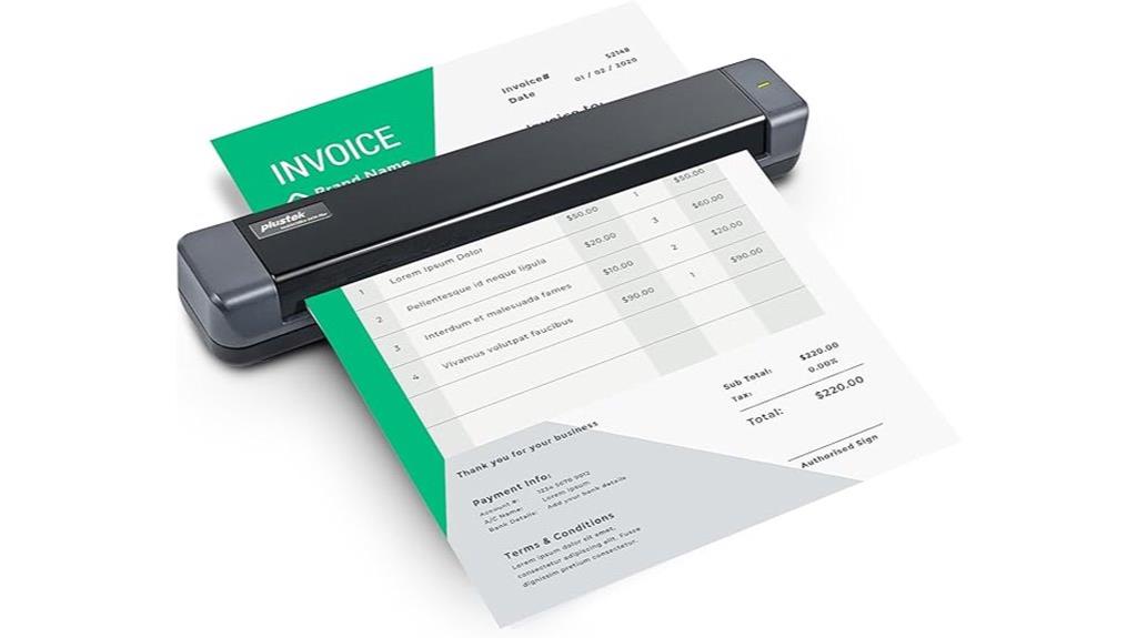 portable document scanner