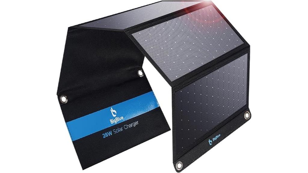portable foldable solar charger