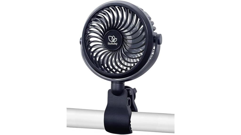portable stroller clip fan