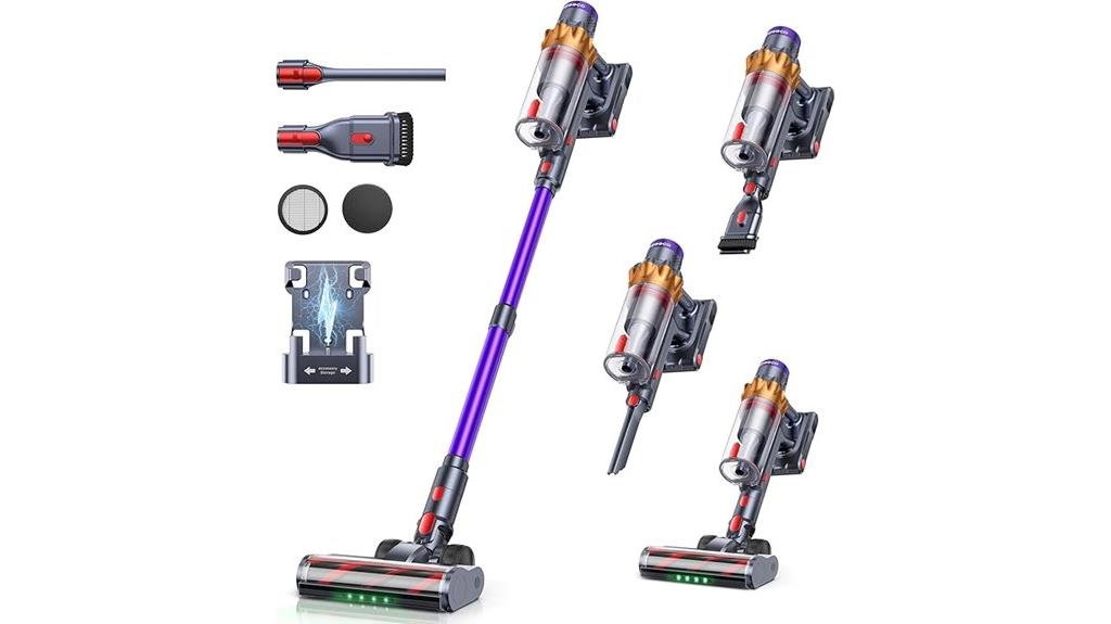 powerful cordless vacuum features