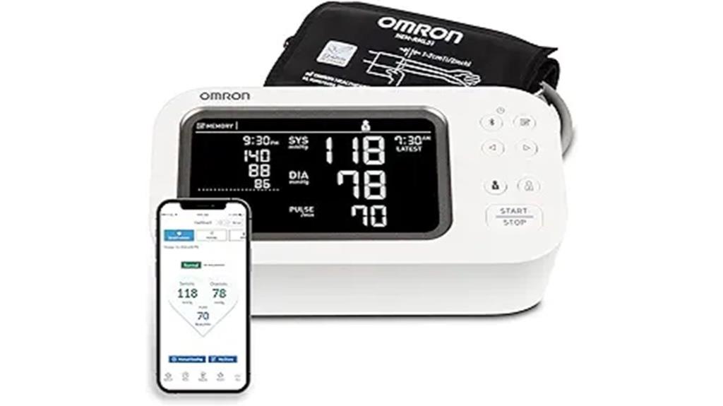 premium omron blood monitor