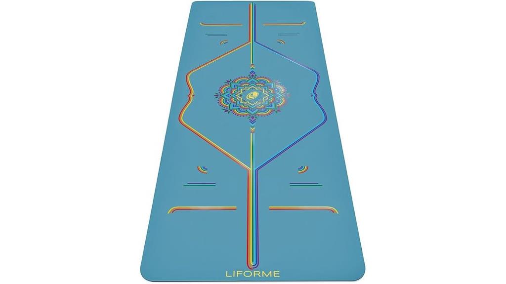 printed yoga mat design