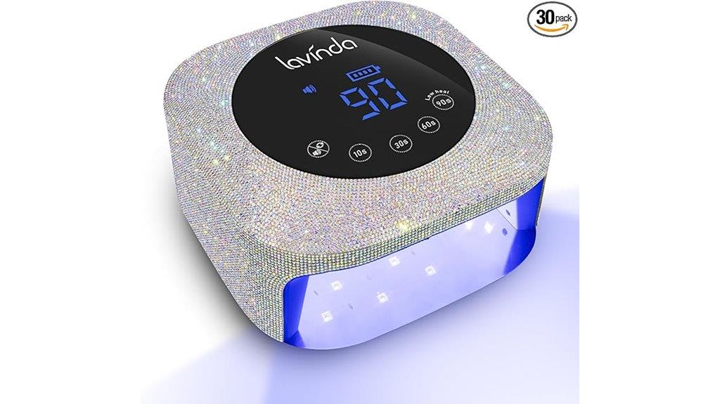 rechargeable 54w uv nail lamp