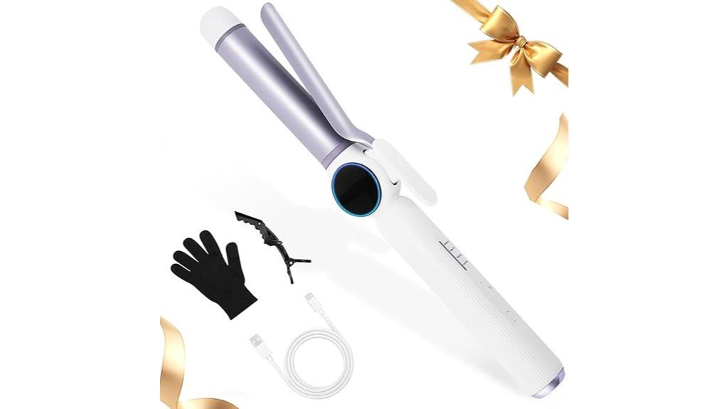 rechargeable 9000mah curling iron