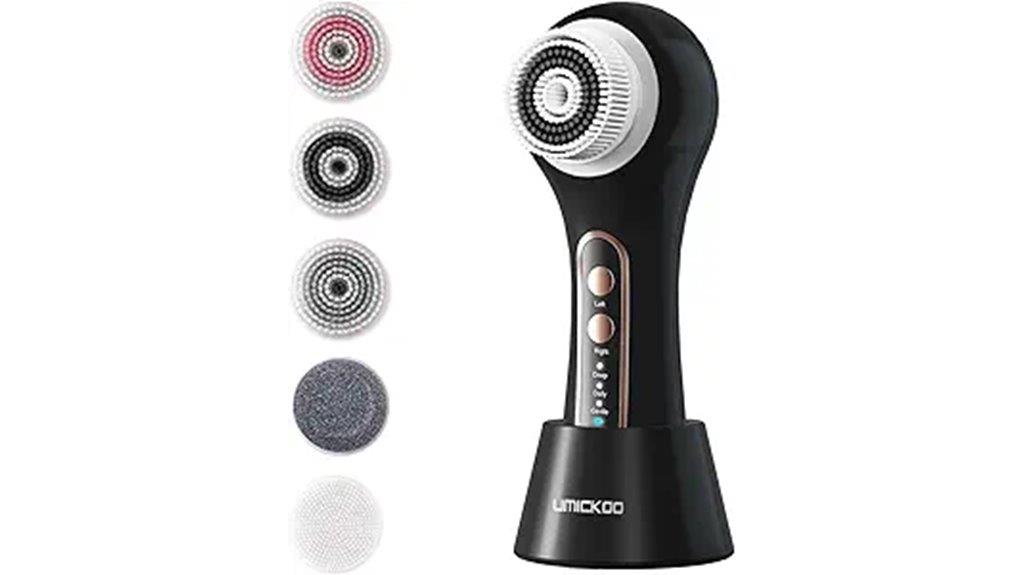 rechargeable waterproof facial cleansing