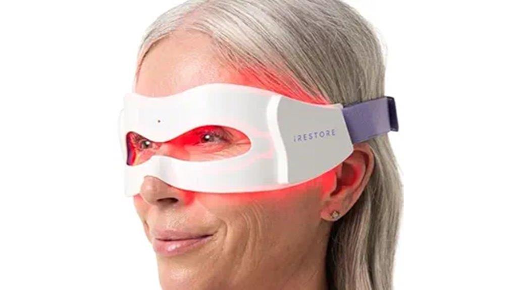 red infrared eye mask