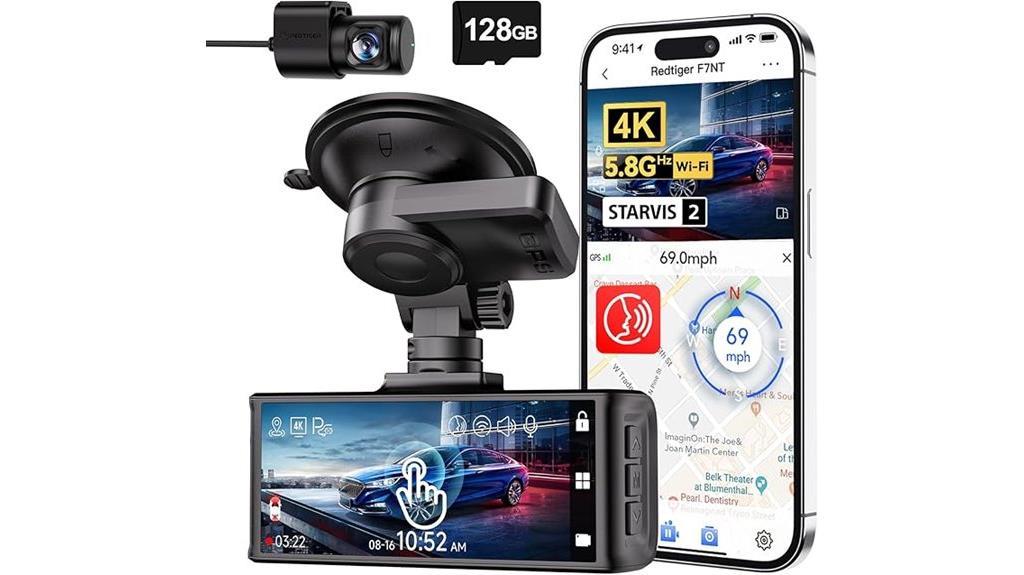 redtigers 4k dash cam